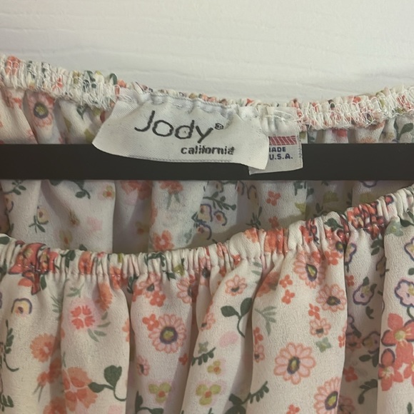 Jody Floral Loose fitting blouse suede medium. - Picture 3 of 5